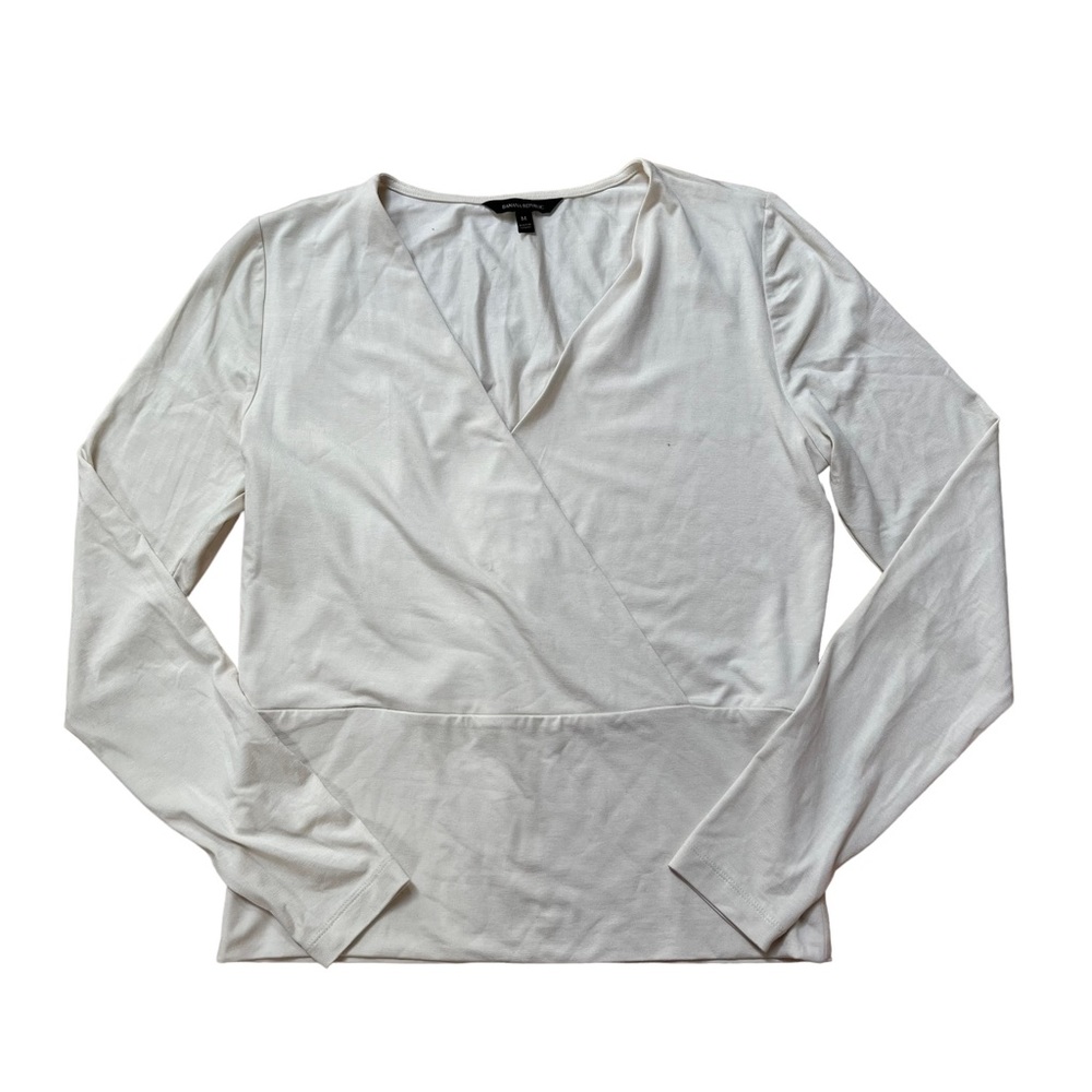 Banana Republic Long Sleeve V neck Top Size Medium